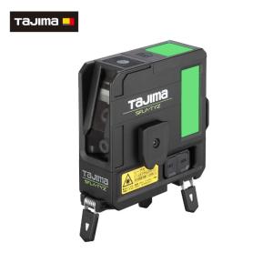 TAJIMA(タジマデザイン) SFLA-TYZ セフ付きグリーンレーザー 縦・横地墨 墨出し器 レベル 2WAY電源タイプ【専用バッテリ、マグネットセフホルダー付き】