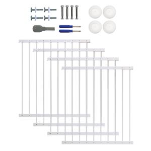 LIFAXIA 転落防止柵 窓 子ども ベビーゲート 島袋商店 幼児 安全 事故防止 赤ちゃん ベビーガード ベビーフェンス 窓フェンス (4枚 取付幅205-264cm)