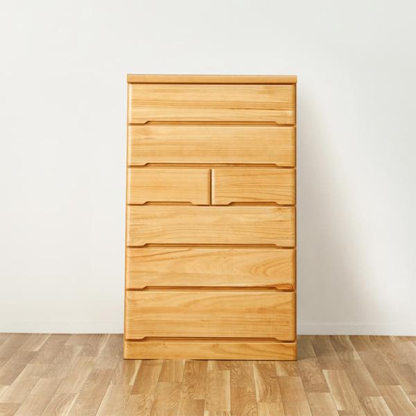 チェスト おしゃれ 収納 衣類 大容量 リビング タンス 洋服収納 木目 幅80cm 引出し ハイチ...