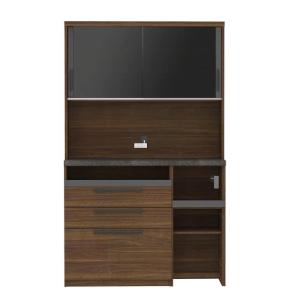 パモウナ 食器棚 引き戸 レンジ台 キッチン収納 キッチンボード 日本製