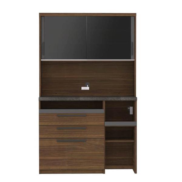 パモウナ 食器棚 引き戸 レンジ台 キッチン収納 キッチンボード 日本製 ダイニングボード オーチェ...