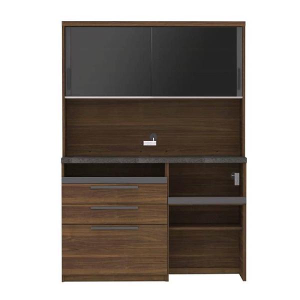 パモウナ 食器棚 引き戸 レンジ台 キッチン収納 キッチンボード 日本製 ダイニングボード オーチェ...