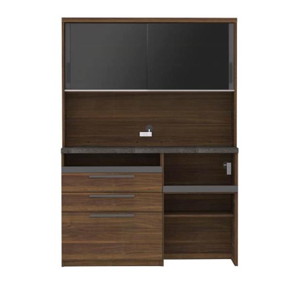 パモウナ 食器棚 引き戸 レンジ台 キッチン収納 キッチンボード 日本製 ダイニングボード オーチェ...