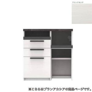 キッチンカウンター 幅90 食器棚 レンジ台 キッチン収納 背面化粧 日本