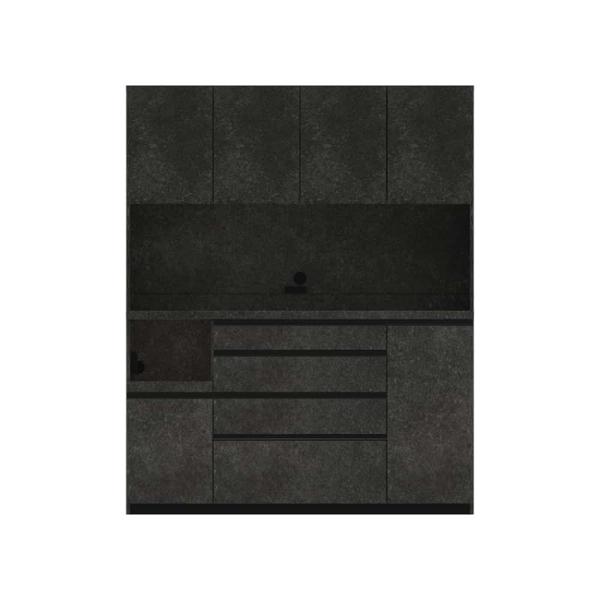 パモウナ　キッチンボード　EC/EM　ECB-S1600R CN(セラミカネロ)(配送員設置)