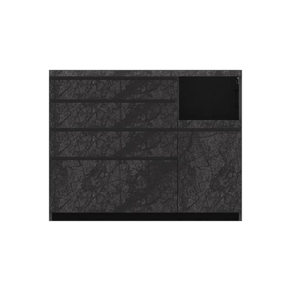 [幅120cm×奥行45cm]　パモウナ　カウンター　CP　ＣＰＡ−Ｓ１２００Ｒ下台　ブラックストー...