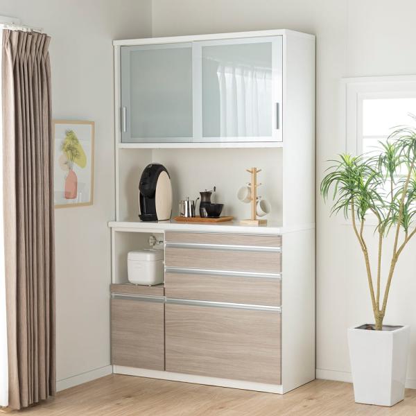 (配送員設置)　キッチンボード　ライズII１２００　アーバンウォール