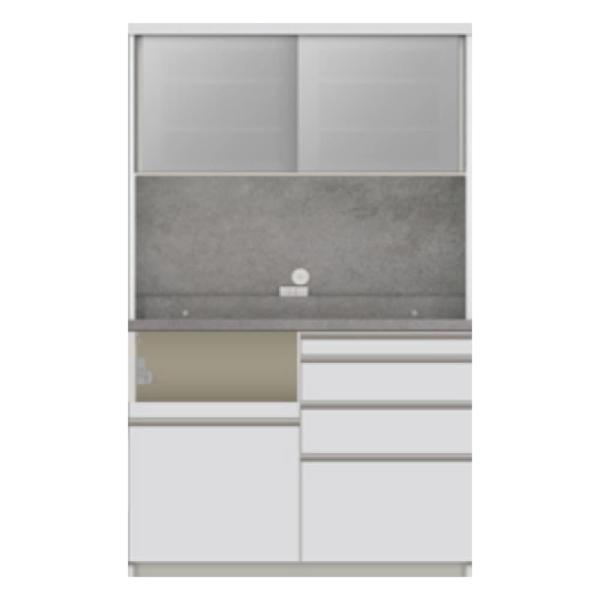 [幅120cm ×奥行50cm ]パモウナ キッチンボード ＨＭ  ＨＭＬ−１２００Ｒ　Ｗ (配送員...