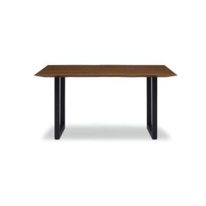 ダイニングテーブル ラテII１５０テーブル耳付き(ＢＫ脚) (配送員設置)