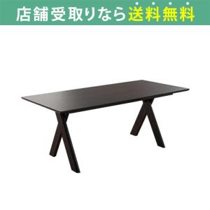 ダイニングテーブル おしゃれ 北欧 カリモク テーブル  幅165cm ラウンジテーブル neu ノイ D12550MQG シアーブラック(配送員設置)｜shimachu