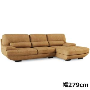 関家具 【レザーテックス】 シェーズロングソファ トレビソ 左シェーズ