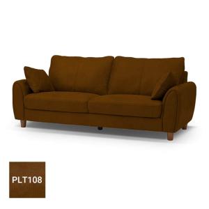 関家具 【レザーテックス】 2人掛けソファ ヘンリー (キャメル) (配送