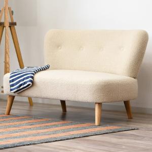 ホームズ オリジナル】 2人掛けソファ ネクト 右肘クッション DGY色