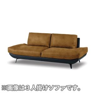 レザーテックス】 3人掛けソファ バルカーラ スーパー(オーカー