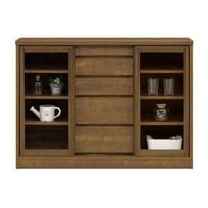 キャビネット おしゃれ モダン 収納 サイドボード サニーII 120 ガラス