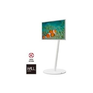 テレビスタンド WALL A2 ロータイプ WLTVL4111サテンホワイト (宅配便)