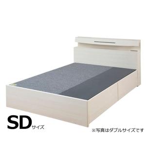 ドリームベッド ベッド ベッドフレーム セミダブル 引出し 収納 衣類