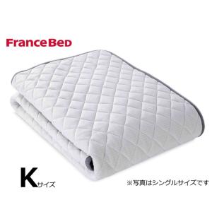 キングベッドパッド　ＬＴフィット羊毛ベッドパッド　ハード (玄関先お渡し商品)