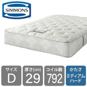 シモンズ　7.5インチエッセンシャルスマートタイト（ＡＢ２４Ｓ２７）ダブルマットレス (配送員設置)