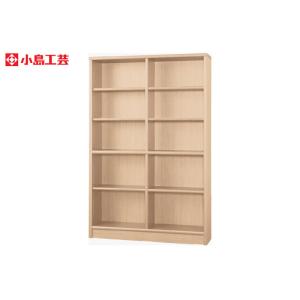小島工芸 書棚 アコード75H(チェリーナチュラル) 本棚 おしゃれ 大容量