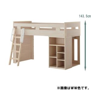 ベッド ベット シングル ロフトベッド コイズ...の詳細画像4
