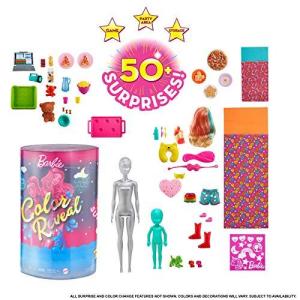 バービー(Barbie) カラーリビール! みずで色マジック パーティー ドール&amp;アクセサリーセット サプライズトイ 20.37x20.37x33.02cm  6才~ GRK14
