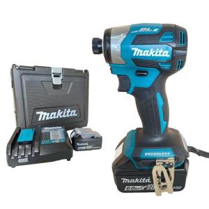 新品 ２個セット マキタ TD173DRGX ブルー 充電式インパクトドライバ バッテリBL1860B×2本・充電器DC18RF・ケース付 Makita 札幌 手稲 マキタ（makita） TD173DRGX 充電インパクト 18V 青 セット品(本体