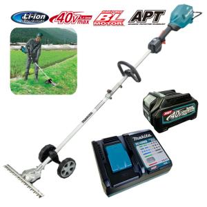マキタ(makita) MUX01GWAN 充電式スプリットグラウンドトリマ 40Vmax セット品(本体・BL1830B・充電器)