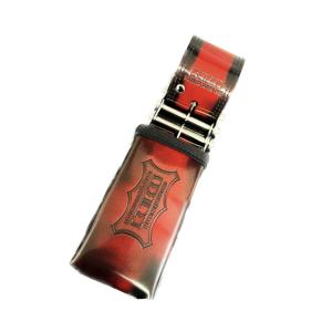 ニックス Knicks アドバンガラス革 レッド 腰道具　アルミ プレート 金具 KNICKS(ニックス) ADV-100LDX3-R アドバンガラス革 チェーン3連結