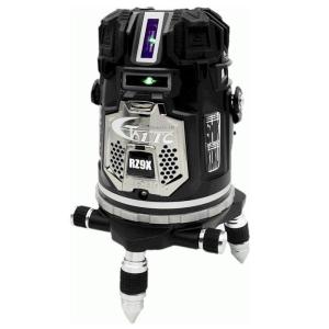テクノ販売 電子整準フルラインレーザー LTC-X9001 受光器・三脚付