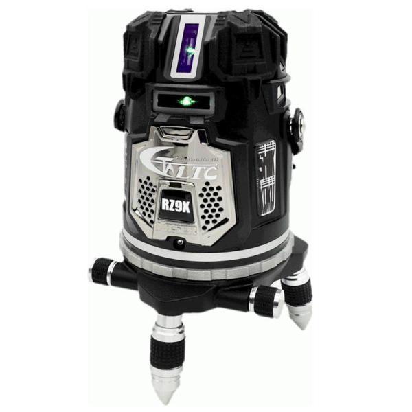 テクノ販売 LTC-RZ9X フルライン電子整準グリーンレーザー墨出し器(縦4方向矩・横全周水平ライ...