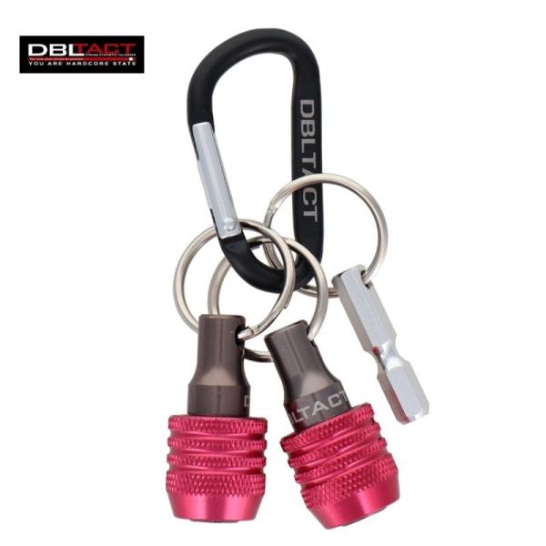 DBLTACT(ダブルタクト) DBH-R2K 軽量ビットホルダー2P レッド ●