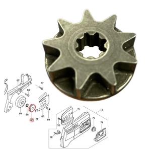 マキタ 221464-7 スプロケット6 ピッチ:3/8 【チェーンソー用