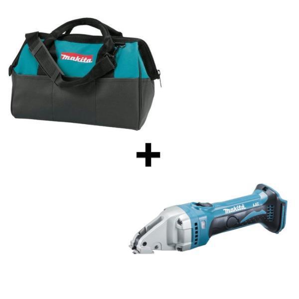 マキタ JS161DZ 充電式ストレートシャー 18V(本体のみ) トートバッグ 831253-8 ...