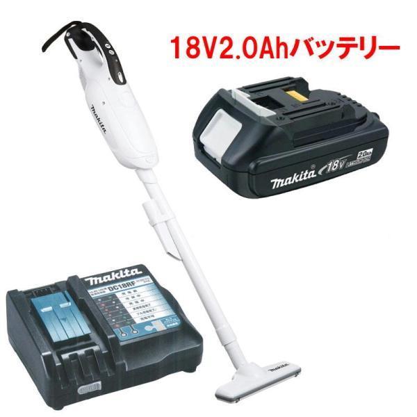 マキタ CL182FDZW 充電式クリーナー(白) 18V 充電器 DC18RF バッテリ BL18...