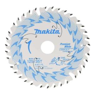 マキタ 鮫肌プレミアムホワイトチップソー 125mm 刃数35 一般木材用 A-67175 ◇｜shimadougu