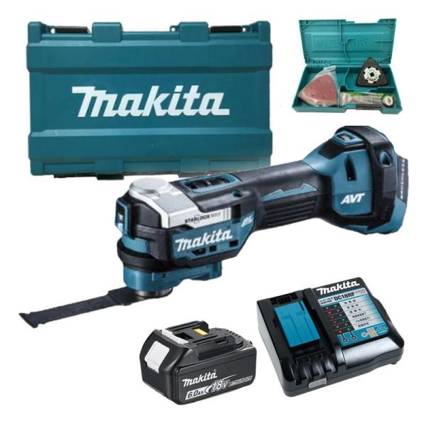マキタ TM52DRG 充電式マルチツール 18V(6Ah) セット品(スターロック替刃のみ使用可、...