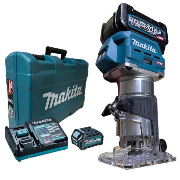 マキタ RT001GRDX 充電トリマ 40Vmax トリマベース仕様 トリマベース仕様 セット品(...