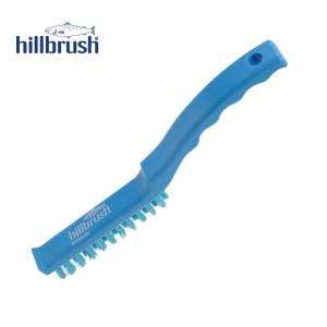 hillbrush(ヒルブラシ) B1606-BL ニッチブラシ 大 (非レジン仕様) 青/ブルー 掃除 隙間 ブラシ  ◇｜shimadougu