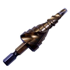 スパイラルステップドリル エホート 六角軸スパイラルステップドリル ESS-523 5-23mm ○ : 島道具