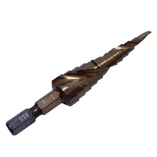 H&amp;H [6.35mm六角軸]スパイラル式ステップドリル(竹の子ドリル) STP-13(12段)(3...