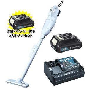 マキタ CL108FDSHW クリーナー 10.8V(1.5Ah) セット品 予備バッテリ BL1015 ◆｜shimadougu