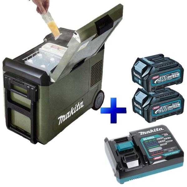 マキタ(makita) CW004GZO 29L保冷温庫 (本体＋BL4025×2個＋充電器) 18...