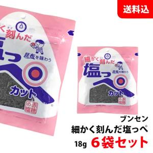 ブンセン 細かく刻んだ塩っぺ 27g×6袋セット 食物繊維/ミネラルが豊富 メール便 塩こんぶ