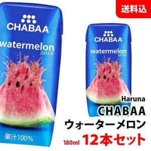 Haruna CHABAA ウォーターメロン 180ml×24本セット 送料無料