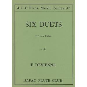 楽譜 ドゥヴィエンヌ／二重奏曲for two Flutes＞