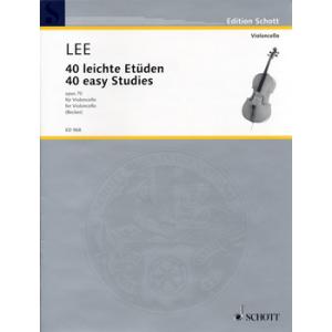 楽譜 SW1060 セバスチャン・リー 40のやさしいチェロ練習曲 作品70 ／ ショット・ミュージ...
