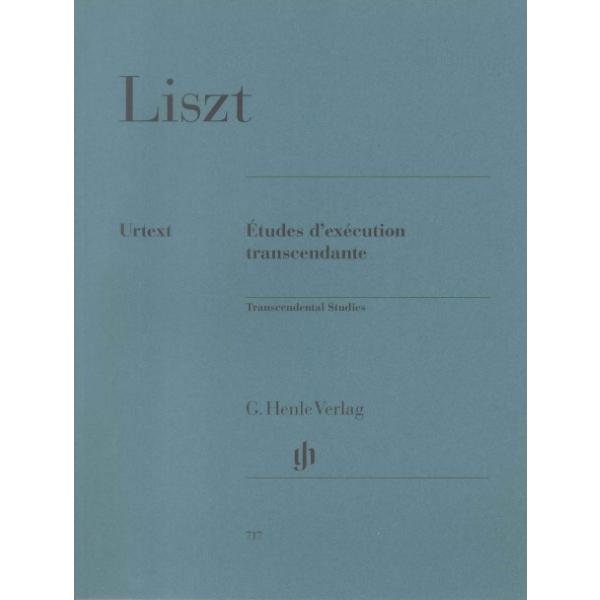 楽譜 （717）リスト 超絶技巧練習曲集 （原典版／ヘンレ社） FRANZ LISZT Transc...