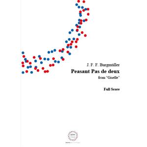 楽譜 J．F．F．ブルグミュラー作曲『ジゼル』より「ペザント・パ・ド・ドゥ」フルスコア、パート譜セット フルス ／ (株)KEDIA MUSIC CREATE｜shimamura-gakufu
