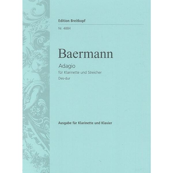 楽譜 MSOCL2175 輸入 アダージョ・変ニ長調（ハインリヒ・ベールマン）（クラリネット+ピアノ...